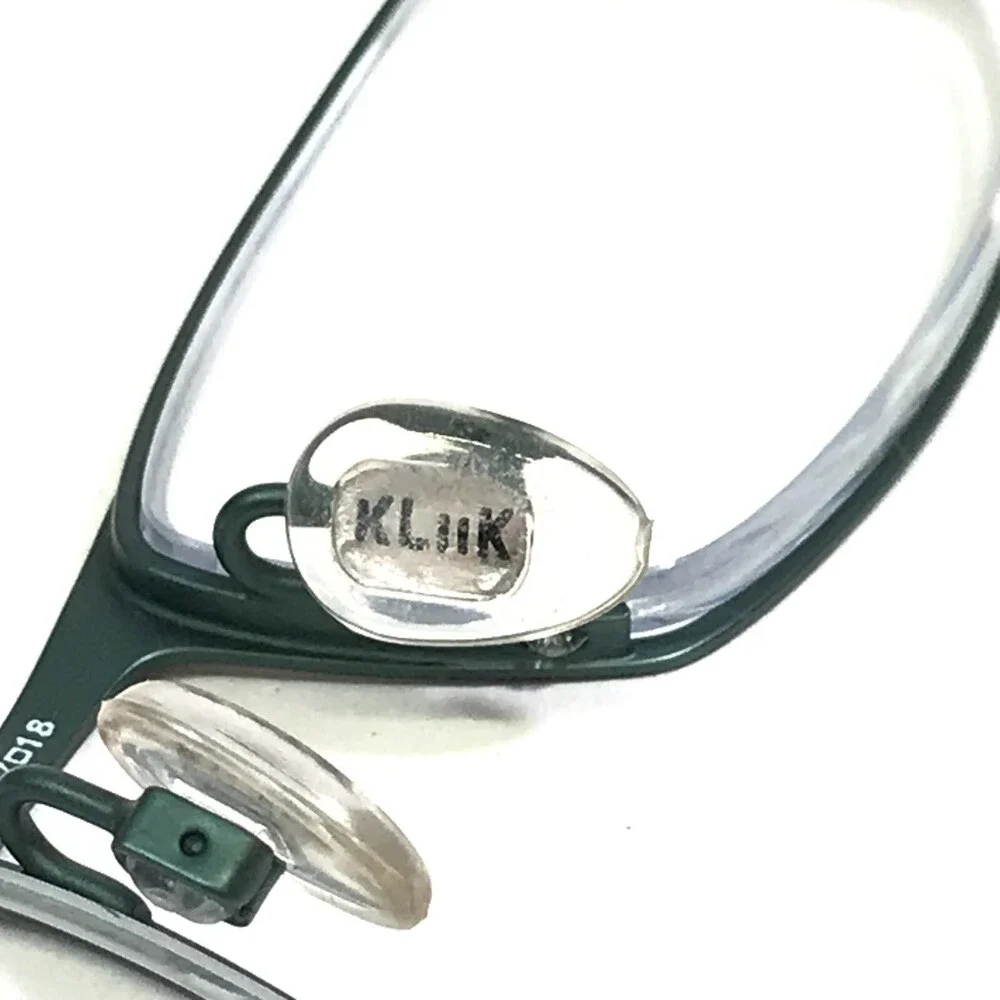 KLiiK Eyeglasses Frames 428 422 Brown Matte Green Rectangular Full Rim 47-16-135